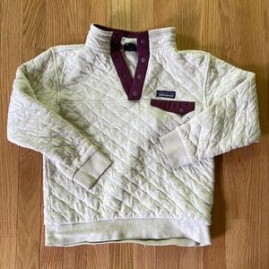 Girl’s Large Patagonia Organic Cotton Quilt Snap-T Pullover